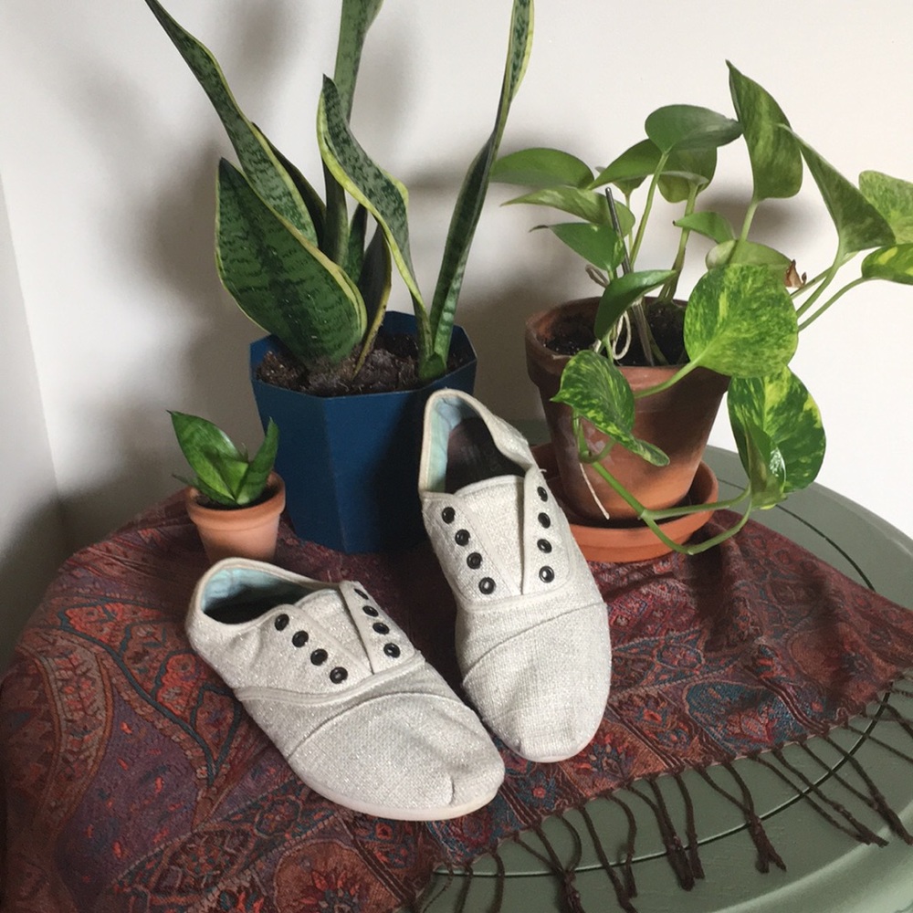 TOMS Cordones Cream Women’s Size 8.5